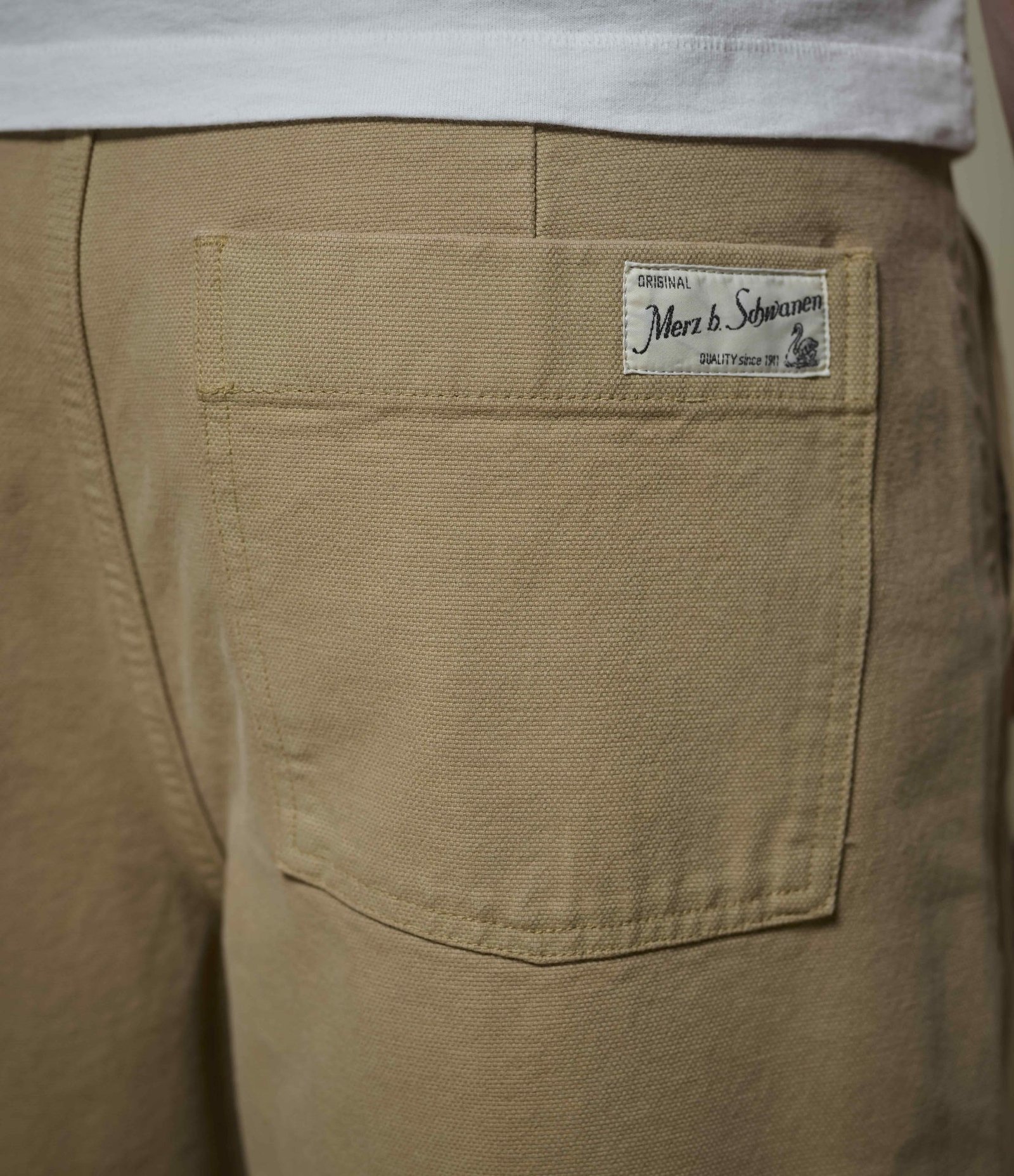 Cotton Canvas Straight Leg Pants - Image 4