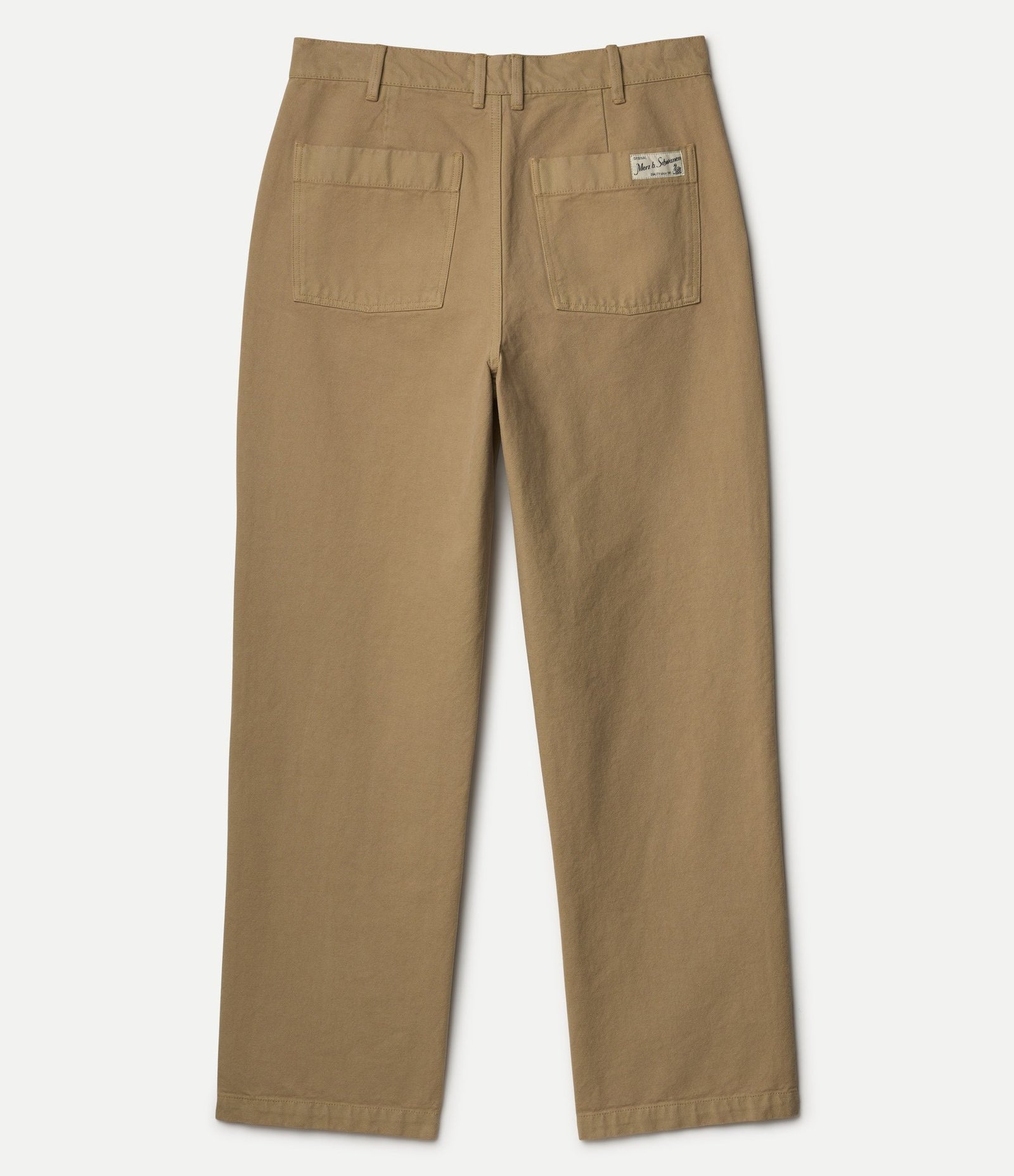 Cotton Canvas Straight Leg Pants - Image 3