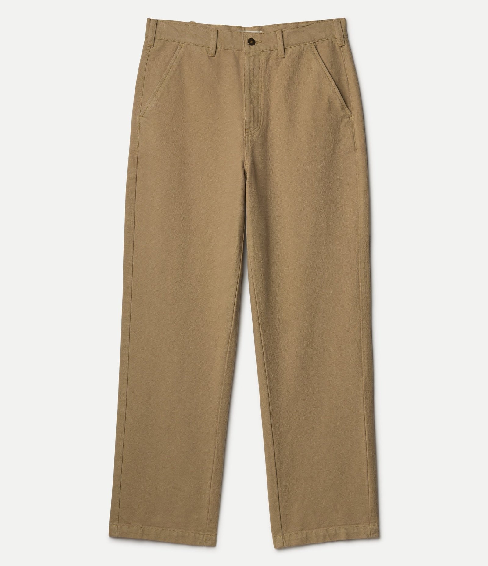 Cotton Canvas Straight Leg Pants - Image 2