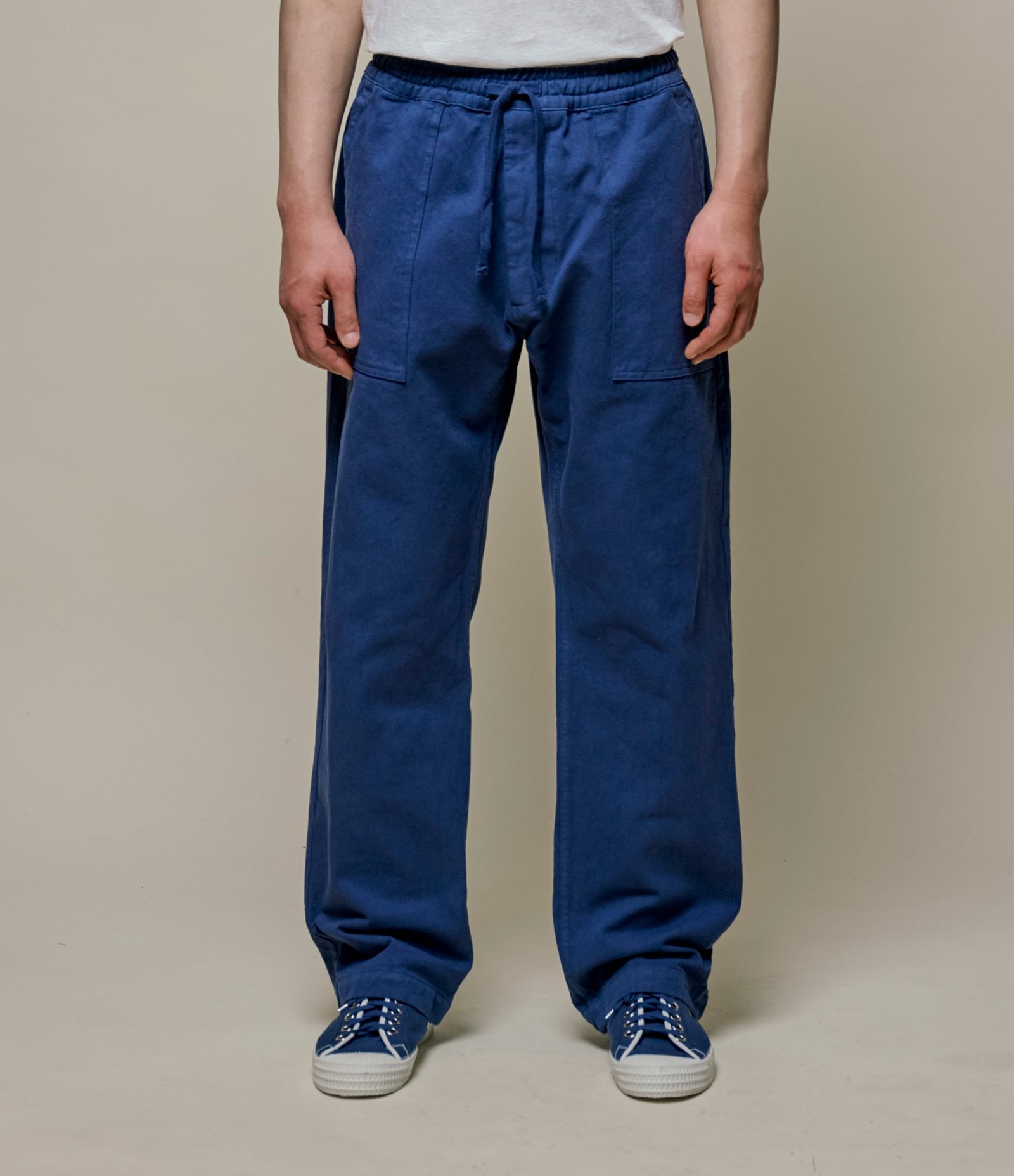 Worker's Cotton Twill Drawstring Pants