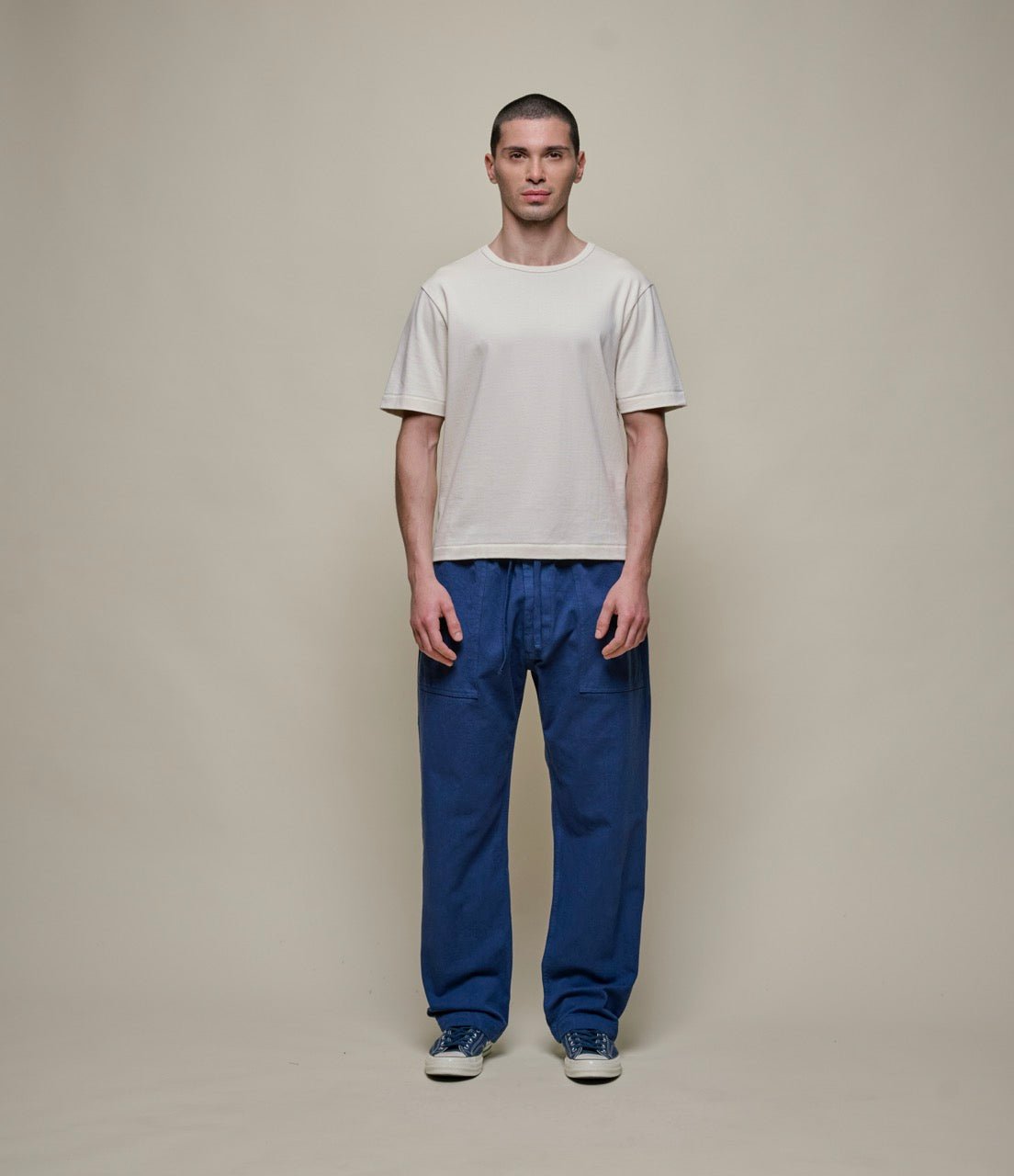 Worker's Cotton Twill Drawstring Pants - Image 5