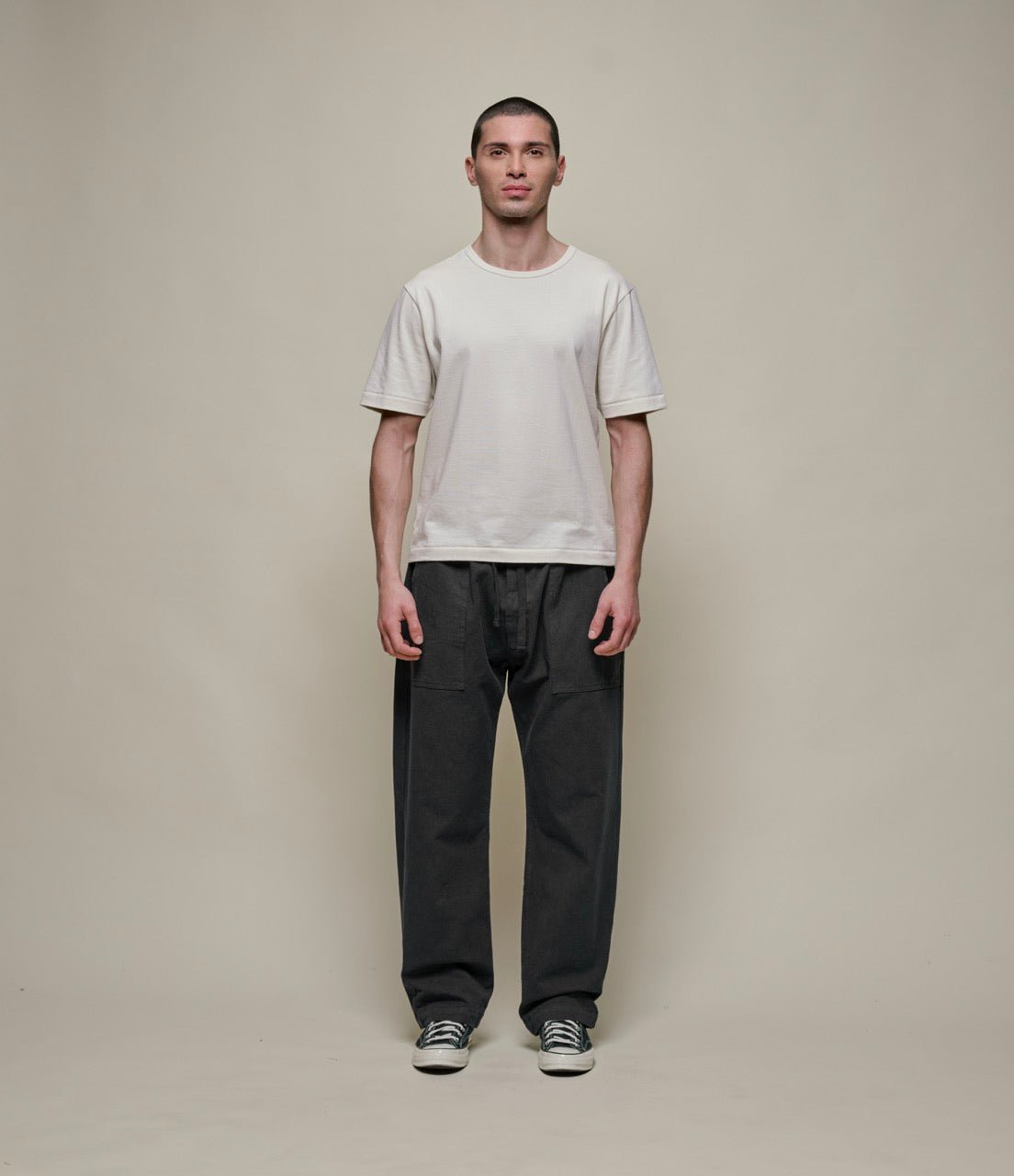 Worker's Cotton Twill Drawstring Pants - Image 4