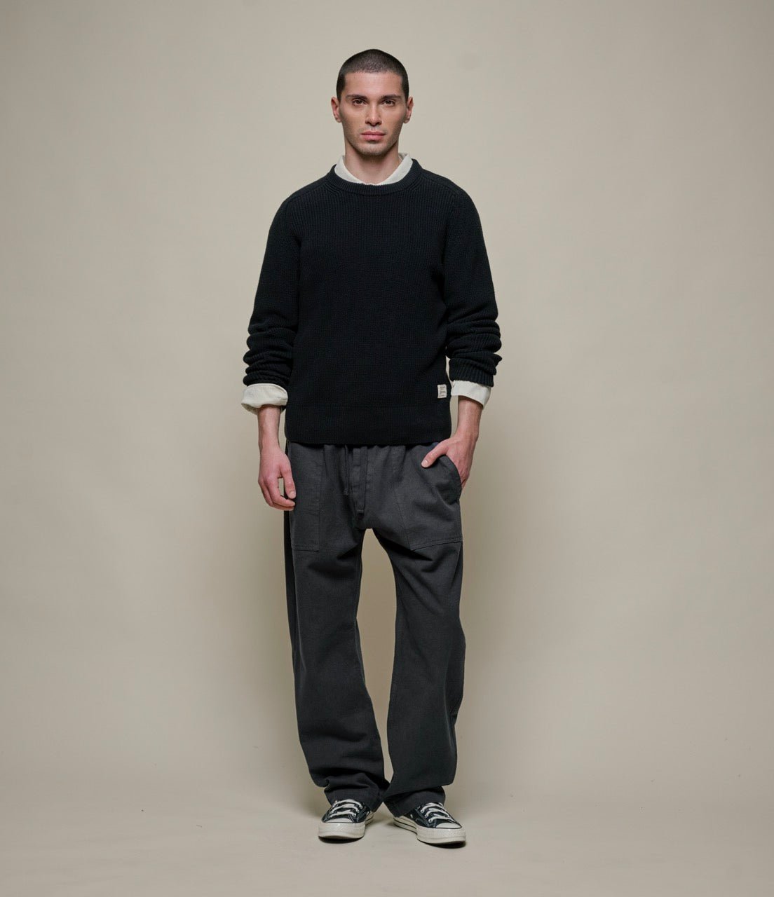 Worker's Cotton Twill Drawstring Pants - Image 5