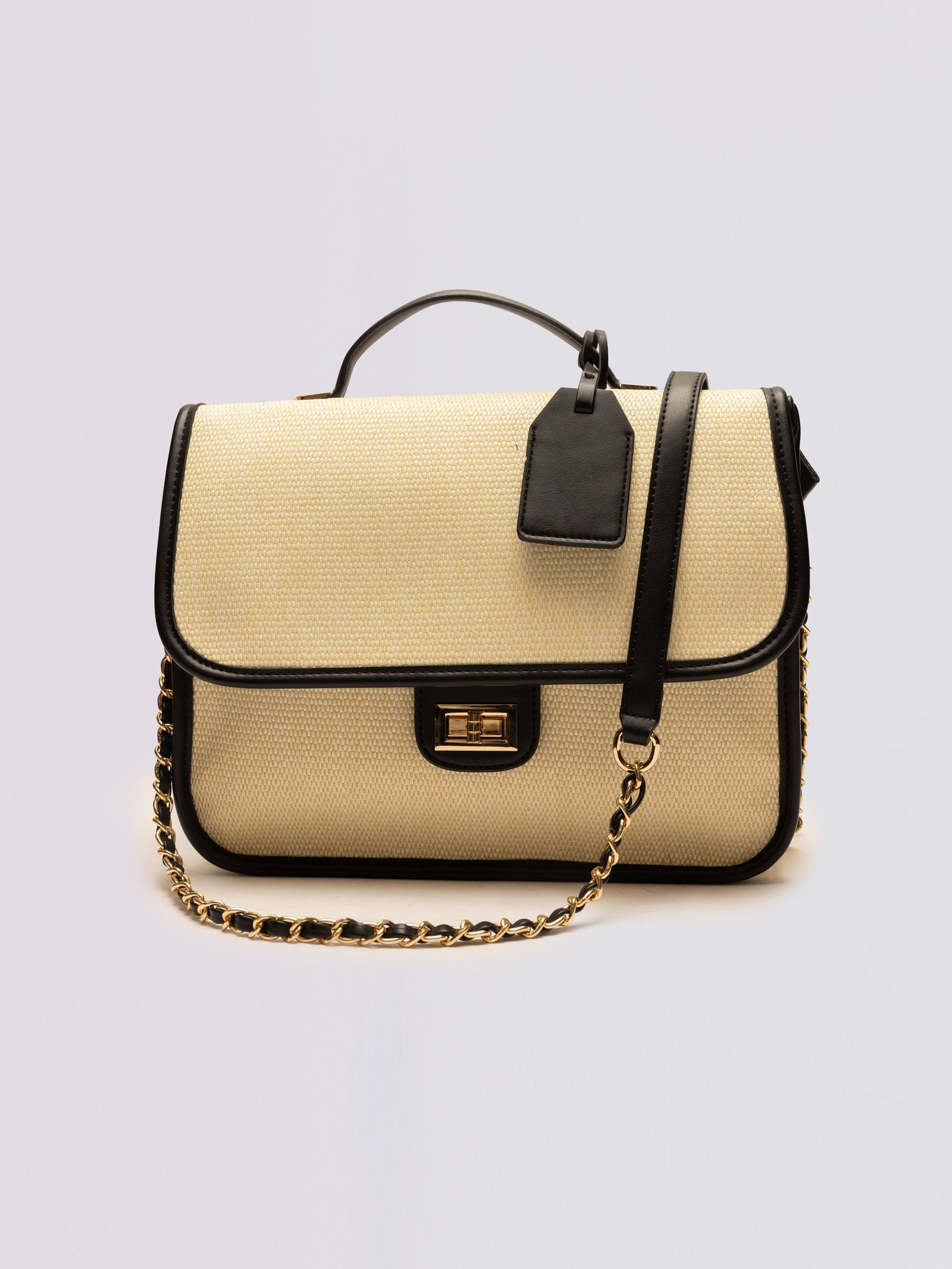 Beige Satchel