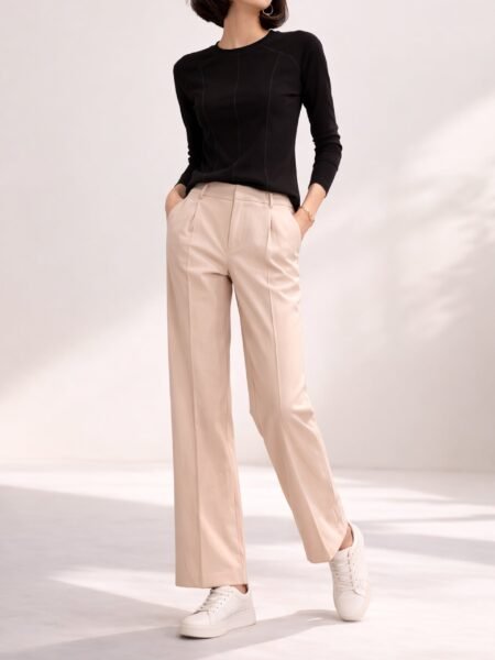 Beige Trousers