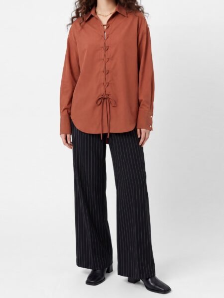 Clay Lace-Up Shirt